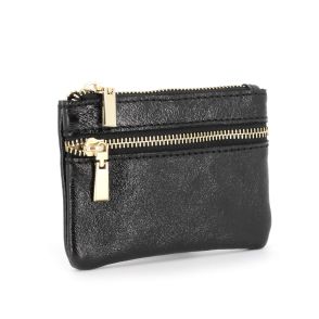 Double Tree  - Portefeuille, Porte-monnaie  - Porte-monnaie Cartes Cuir Véritable Irisé pour Femme